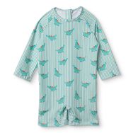 HelloBaby Erkek Bebek Mayo Dinozor Baskılı - Yeşil