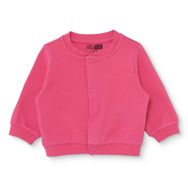 HelloBaby Kız Bebek Basic Hırka Çıtçıtlı Bisiklet Yaka Uzun Kol - Pembe