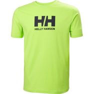 Helly Hansen 33979-395 Logo Yeşil Erkek T-shirt