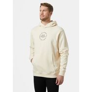 Helly Hansen Core Graphic Bej Kapüşonlu Erkek Sweatshirt