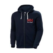 Helly Hansen HHA34163597 Logo Full Zip Hoodie Erkek Kapüşonlu Tam Fermuarlı Sweatshirt