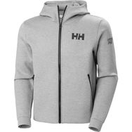 Helly Hansen HP Ocean Sailing Full Zip 2.0 Açık Gri Kapüşonlu Erkek Ceket