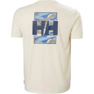 Helly Hansen Skog Recycled Graphic Beyaz Erkek T-Shirt