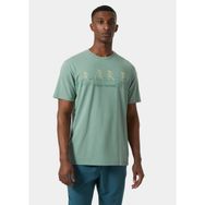 Helly Hansen Skog Recycled Graphic Yeşil Erkek T-shirt