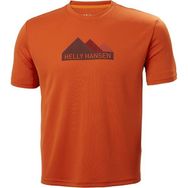 Helly Hansen Tech Graphic Turuncu Erkek T-Shirt
