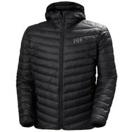 Helly Hansen Verglas Hooded Down Hybrid Insulator Siyah Kapüşonlu Erkek Mont