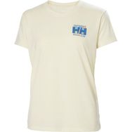 Helly Hansen W Skog Recycled Graphic Tee Beyaz Erkek T-Shirt