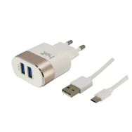 Helt HT-12 Beyaz 10W 2400 mAh Micro Kablo ve Şarj Aleti