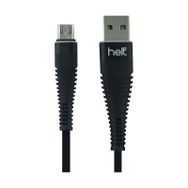 Helt HT-79 100 cm Siyah İp Örgü Micro Şarj ve Data Kablosu