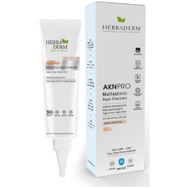 Herbaderm 40 ml Spf50+ Orta Ton AknPro Yağlı Ciltler İçin Sivilce ve Güneş Kremi
