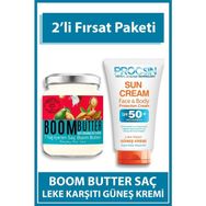Herbal Science Boom Butter Saç Bakım Yağı ve Güneş Kremi Paketi
