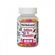 Herbaland Calcium Vitamin D3 60 Çiğnenebilir Tablet