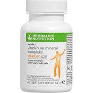 Herbalife Formül 2 Vitamin ve Mineral Kompleks 60 Tablet Erkekler İçin Takviye Edici Gıda