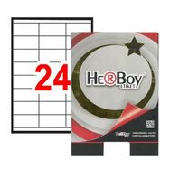 Herboy HB-1324 70x35mm Beyaz Lazer Etiket