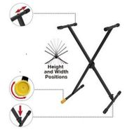 Hercules KS100B X Şekilli Klavye Sehpası