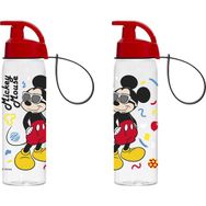Herevin Mickey Mouse 500 ml Askılı Şeffaf Matara