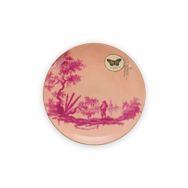 Heritage 18 cm Kelebekli Pembe Kek Tabağı