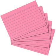 Herlitz 10836195 Kartotek A6 100 Yaprak Çizgili Pembe