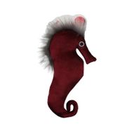 Herniks Matatabili Sesli Kumaş Peluş Soi 25 cm Bordo Kedi Oyuncağı