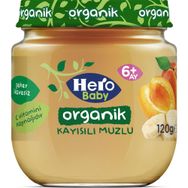 Hero Baby 120 g Organik Kayısılı Muzlu Ek Gıda Bebek Maması