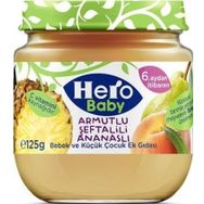 Hero Baby 125 gr 12 li Set Armut Ananas Şeftali Kavanoz Maması