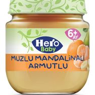 Hero Baby 125 gr Muzlu Mandalinalı Armutlu Kavanoz Maması