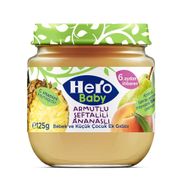 Hero Baby 12x120 gr Armutlu Şeftalili Ananaslı Kavanoz Maması