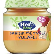 Hero Baby 12x120 gr Karışık Meyveli Yulaflı Kavanoz Maması