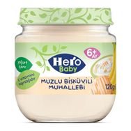 Hero Baby 12x120 gr Muzlu Bisküvili Muhallebi