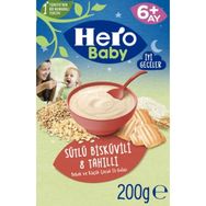 Hero Baby 200 gr Sütlü Bisküvili 8 Tahıllı Kaşık Mama