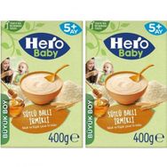 Hero Baby 2x400 gr Sütlü İrmikli Ballı Kaşık Maması