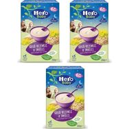 Hero Baby 3x200 gr Gece Sütlü Rezeneli 8 Tahıllı Kaşık Mama