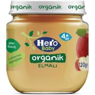 Hero Baby 4x120 gr Organik Elmalı Kavanoz Maması