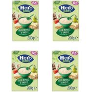 Hero Baby 4x200 gr Sütlü Meyveli 8 Tahıllı Kaşık Maması