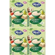 Hero Baby 4x400 gr Sütlü Meyveli 8 Tahıllı Kaşık Maması