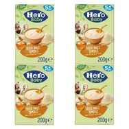 Hero Baby 5+ Ay 4x200 gr Sütlü Ballı İrmikli Kaşık Maması
