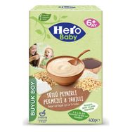 Hero Baby 6+ Ay 400 gr Sütlü 8 Tahıllı Peynirli Pekmezli