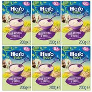 Hero Baby 6x200 gr Gece Sütlü Rezeneli 8 Tahıllı Kaşık Maması