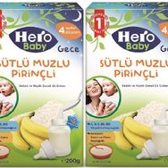 Hero Baby Gece Sütlü Muzlu Pirinçli 2x200 gr Ek Gıda