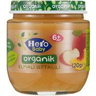 Hero Baby Organik Elmalı Şeftalili 120 gr Kavanoz Maması