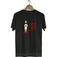 Hero Tasarım BLL1208 Alisson Becker Siyah Bisiklet Yaka Kısa Kollu Unisex T-shirt