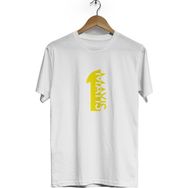 Hero Tasarım BLL1415 Beyaz 1 Mayıs Bisiklet Yaka Kısa Kollu Erkek T-shirt