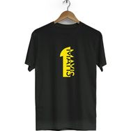 Hero Tasarım BLL1415 Siyah 1 Mayıs Bisiklet Yaka Kısa Kollu Erkek T-shirt