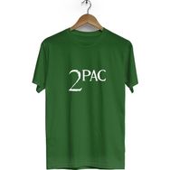 Hero Tasarım BLL1698 2Pac Bisiklet Yaka Kısa Kollu Haki T-shirt