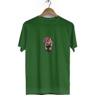 Hero Tasarım BLL1699 2Pac Bisiklet Yaka Kısa Kollu Haki T-shirt