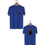 Hero Tasarım BLL1813 Lacivert Game Soldier Ön Arka Baskılı Bisiklet Yaka Kısa Kollu Erkek T-shirt