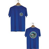 Hero Tasarım BLL1909 Lacivert The Universe Ön Arka Baskılı Erkek T-shirt