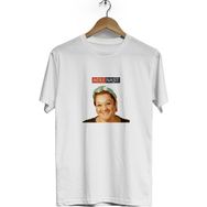 Hero Tasarım BLL207 Adile Naşit Beyaz Bisiklet Yaka Kısa Kollu Unisex T-shirt