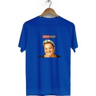 Hero Tasarım BLL207 Lacivert Adile Naşit Bisiklet Yaka Kısa Kollu Unisex T-shirt