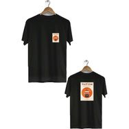 Hero Tasarım BLL2279 Siyah İstanbul Taksim Ön Arka Baskılı Bisiklet Yaka Kısa Kollu Erkek T-shirt